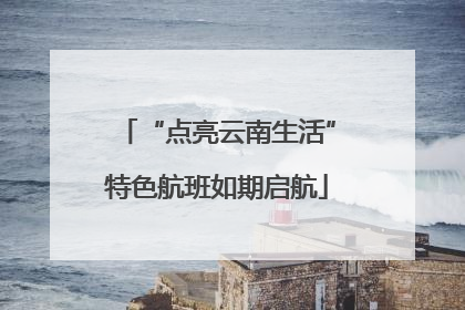 “点亮云南生活”特色航班如期启航