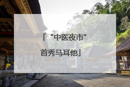 “中医夜市”首秀马耳他