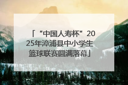 “中国人寿杯”2025年漳浦县中小学生篮球联赛圆满落幕