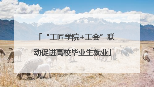 “工匠学院+工会”联动促进高校毕业生就业