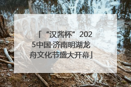 “汉酱杯”2025中国·济南明湖龙舟文化节盛大开幕