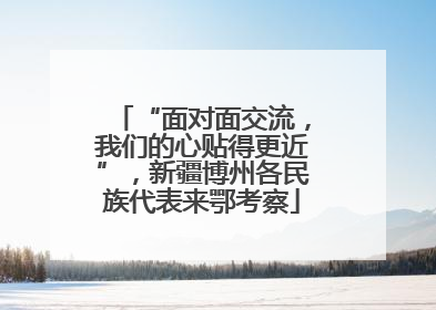 “面对面交流，我们的心贴得更近”，新疆博州各民族代表来鄂考察