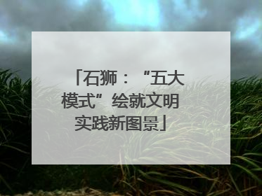 石狮：“五大模式”绘就文明实践新图景