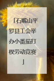 石嘴山平罗县工会举办小番茄打杈劳动竞赛
