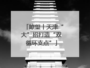 瞭望丨天津“大”招打造“双循环支点”