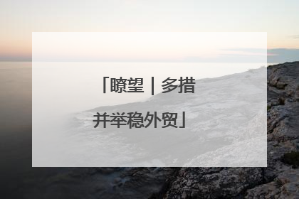 瞭望｜多措并举稳外贸