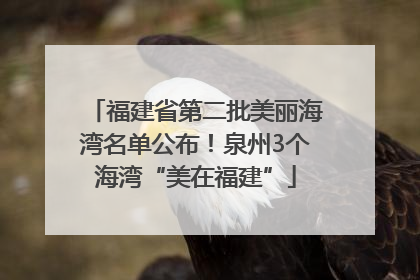福建省第二批美丽海湾名单公布！泉州3个海湾“美在福建”