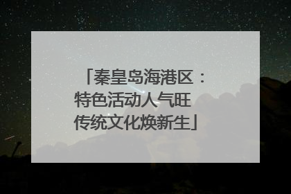 秦皇岛海港区：特色活动人气旺 传统文化焕新生