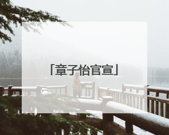 章子怡官宣