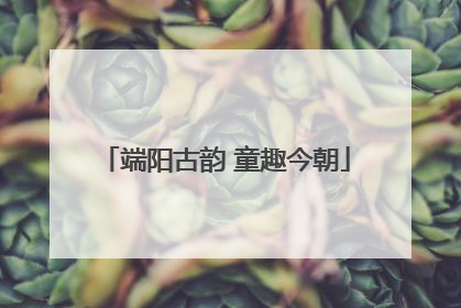 端阳古韵 童趣今朝
