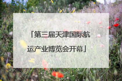 第三届天津国际航运产业博览会开幕