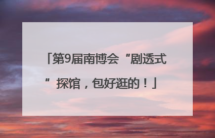 第9届南博会“剧透式”探馆，包好逛的！