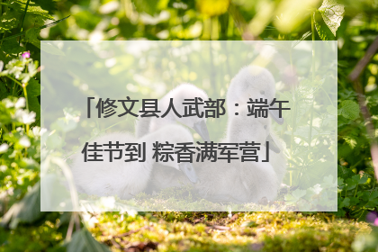 修文县人武部：端午佳节到 粽香满军营