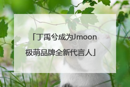 丁禹兮成为Jmoon极萌品牌全新代言人