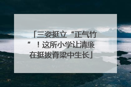 三姿挺立“正气竹”！这所小学让清廉在挺拔脊梁中生长
