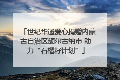 世纪华通爱心捐赠内蒙古自治区额尔古纳市 助力“石榴籽计划”