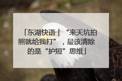 东湖快语｜“来天坑拍照就给我打”，最该清除的是“护短”思维