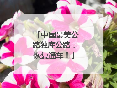 中国最美公路独库公路，恢复通车！
