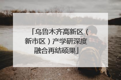 乌鲁木齐高新区（新市区）产学研深度融合再结硕果