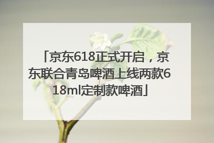 京东618正式开启，京东联合青岛啤酒上线两款618ml定制款啤酒