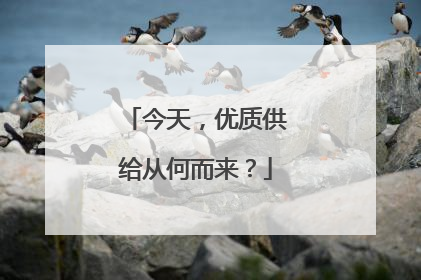 今天，优质供给从何而来？