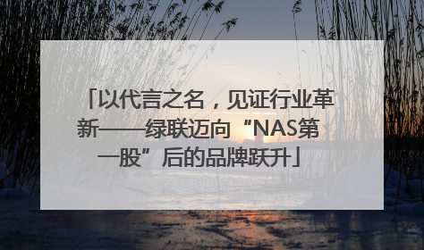 以代言之名，见证行业革新——绿联迈向“NAS第一股”后的品牌跃升