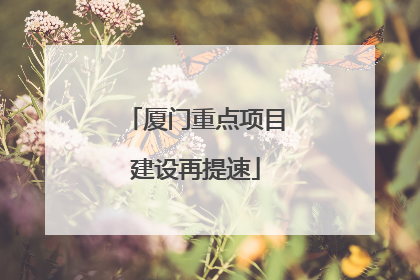 厦门重点项目建设再提速