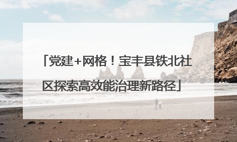 党建+网格！宝丰县铁北社区探索高效能治理新路径