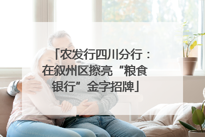 农发行四川分行：在叙州区擦亮“粮食银行”金字招牌