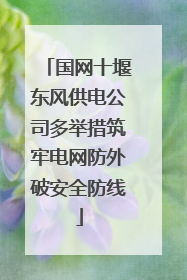 国网十堰东风供电公司多举措筑牢电网防外破安全防线