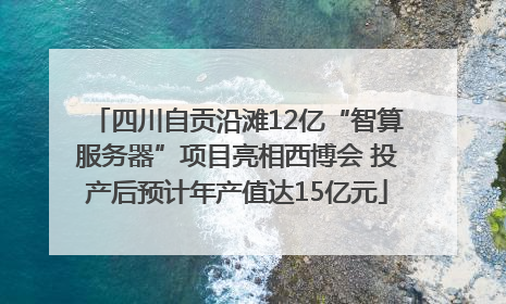 四川自贡沿滩12亿“智算服务器”项目亮相西博会 投产后预计年产值达15亿元