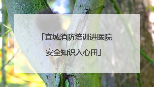 宜城消防培训进医院 安全知识入心田
