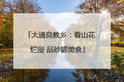 大通良教乡：看山花烂漫 品砂罐美食