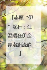 志愿“伊”起行：让温暖在伊金霍洛旗流淌