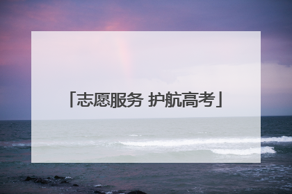 志愿服务 护航高考