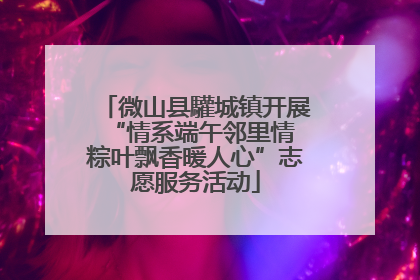 微山县驩城镇开展“情系端午邻里情 粽叶飘香暖人心”志愿服务活动