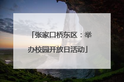 张家口桥东区：举办校园开放日活动