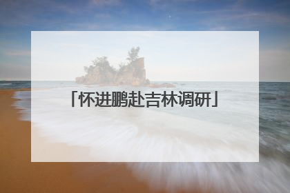 怀进鹏赴吉林调研