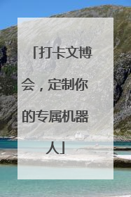 打卡文博会，定制你的专属机器人