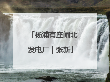杨浦有座闸北发电厂｜张新