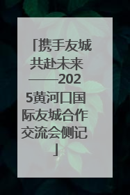 携手友城 共赴未来——2025黄河口国际友城合作交流会侧记