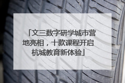 文三数字研学城市营地亮相，十款课程开启杭城教育新体验