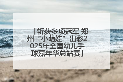 斩获多项冠军 郑州“小萌娃”出彩2025年全国幼儿手球嘉年华总站赛