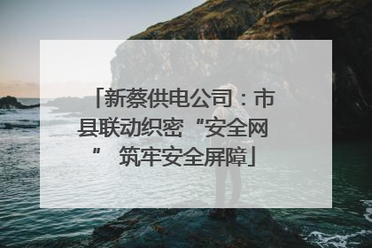 新蔡供电公司：市县联动织密“安全网” 筑牢安全屏障