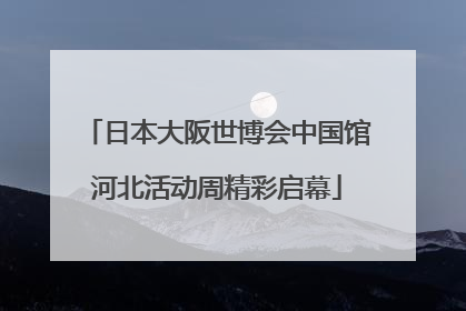 日本大阪世博会中国馆河北活动周精彩启幕