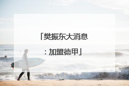 樊振东大消息：加盟德甲
