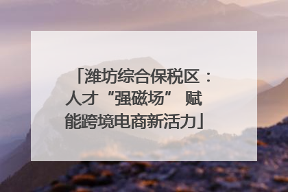 潍坊综合保税区：人才“强磁场” 赋能跨境电商新活力