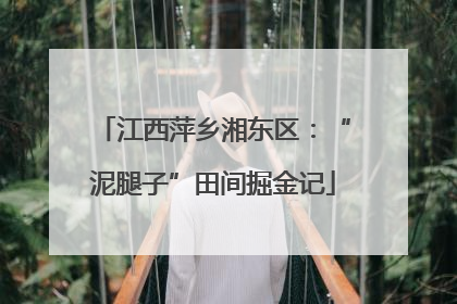 江西萍乡湘东区：“泥腿子”田间掘金记