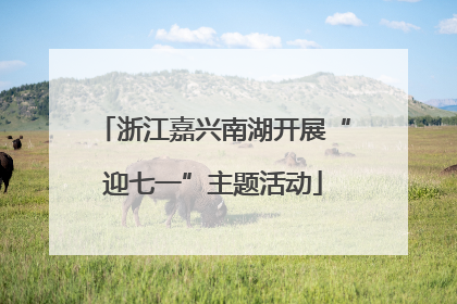 浙江嘉兴南湖开展“迎七一”主题活动