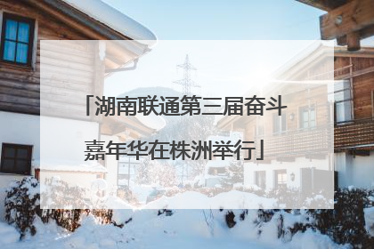 湖南联通第三届奋斗嘉年华在株洲举行